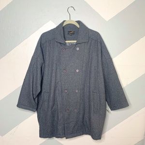 NEW Jane Plus One | Gray Pea Coat size M